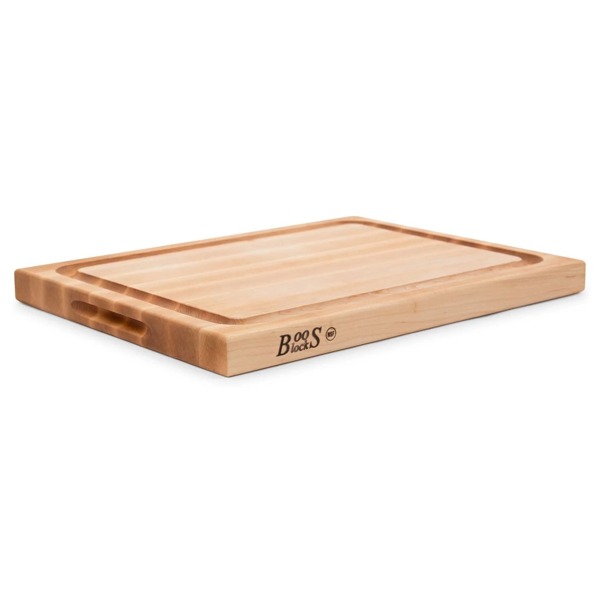 John Boos Large Maple Wood Edge Grain Cutting Board, 20