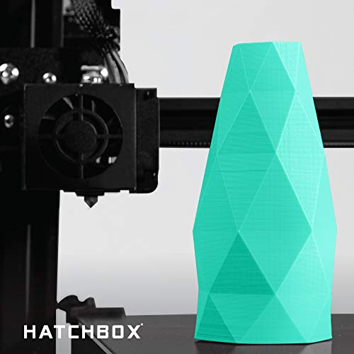 HATCHBOX 1.75mm Black PLA 3D Printer Filament, 1 KG Spool, Dimensional Accuracy +/- 0.03 mm, 3D Printing Filament