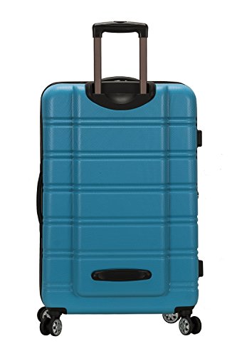 Rockland Vara Softside 3-Piece Upright Luggage Set, Expandable,Black dot, (20/22/28)