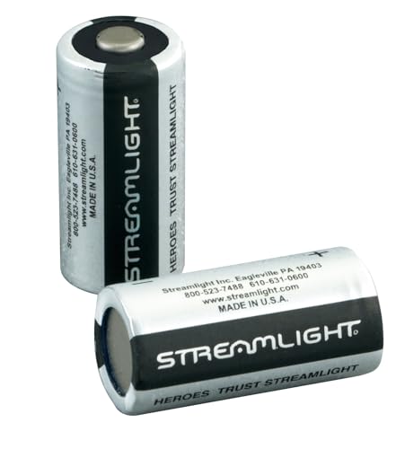 Streamlight 85177 CR123A Lithium Batteries, 12-Pack