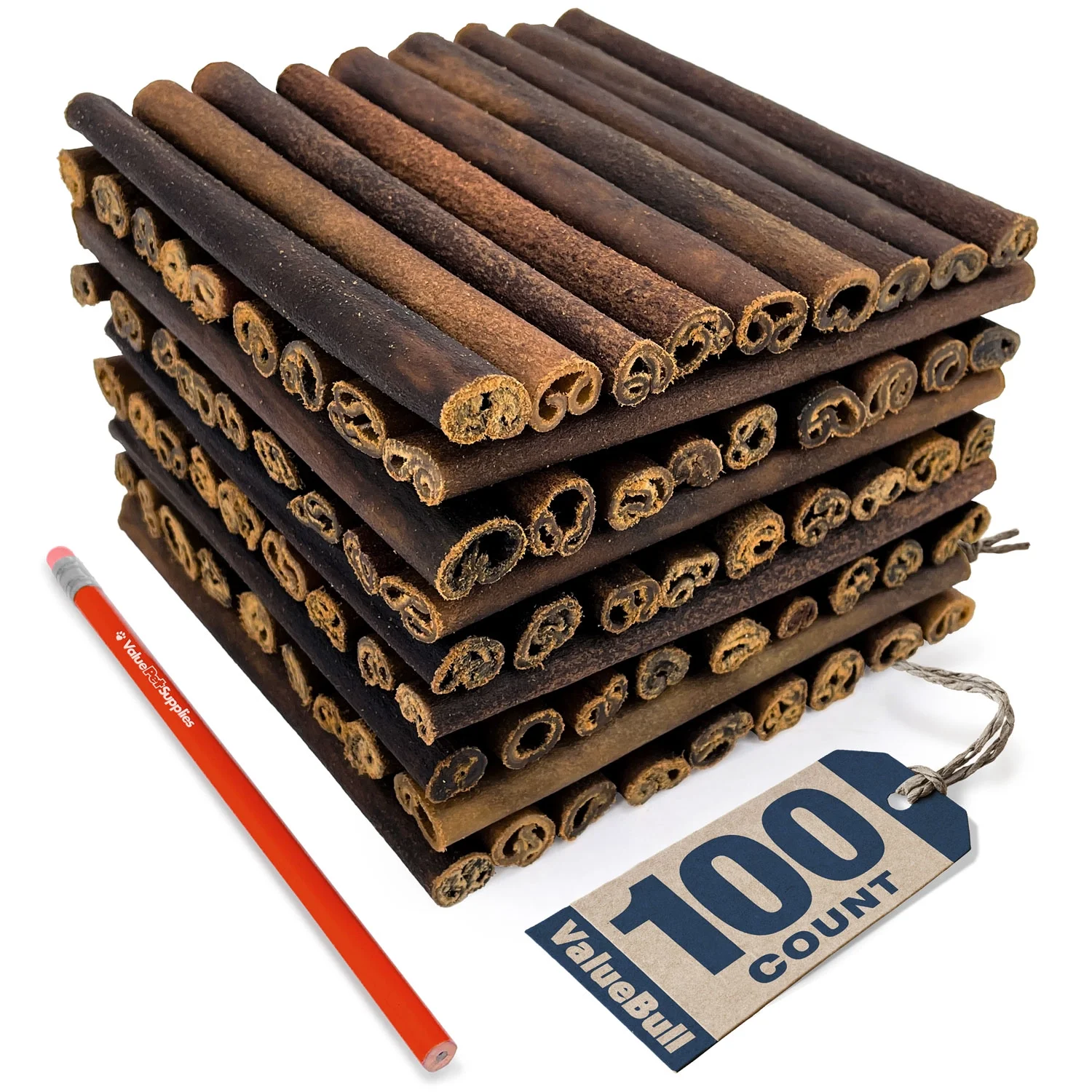 ValueBull USA Collagen Sticks, Premium Beef Dog Chews, 6