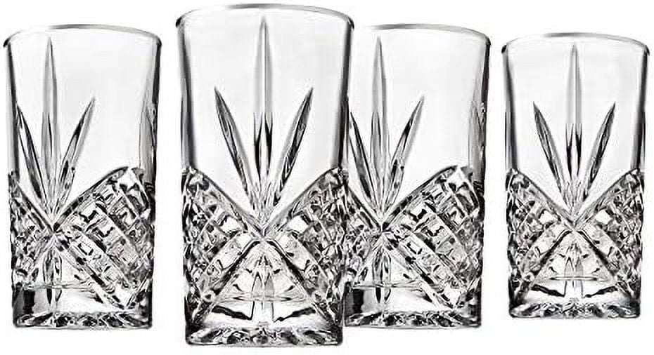 Highball Glasses Tall Beverage Glass - Rim, Dublin, Set Of 4