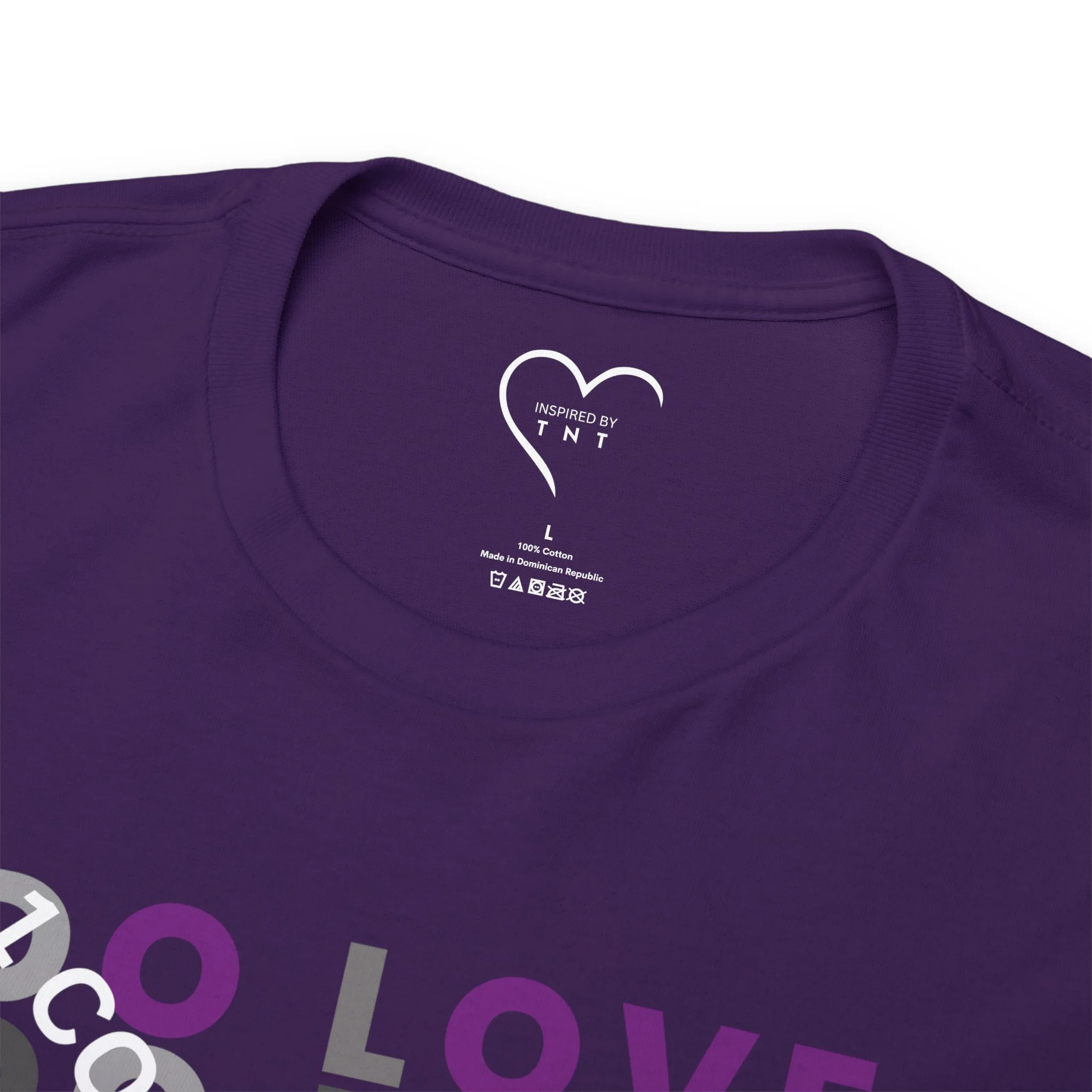 Inspired By TNT Do Love Scripture Tee, Adult Graphic Casual Unisex T-Shirt