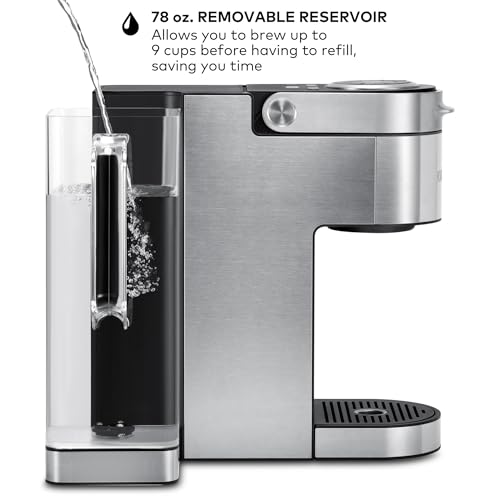 Keurig K-Supreme Plus Single Serve K-Cup Pod Coffee Maker, MultiStream Technology, Customizable Strength and Temperature Settings, Programmable, 78oz Removable Reservoir, Stainless Steel