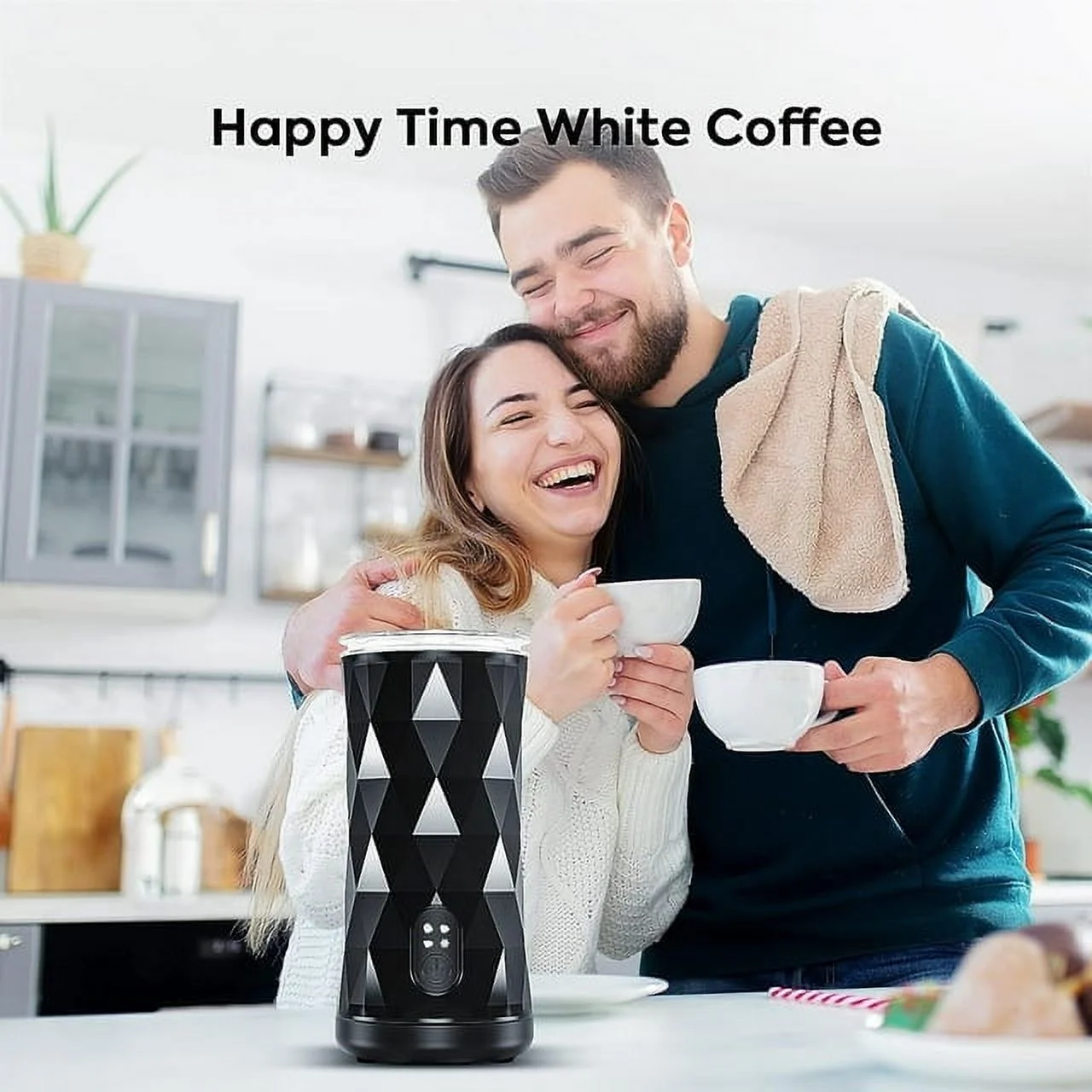 240ML 8.1 oz Electric Milk Frother, Milk Steamer, Automatic Stainless Steel Foam Maker with Hot &Cold Milk Functionality