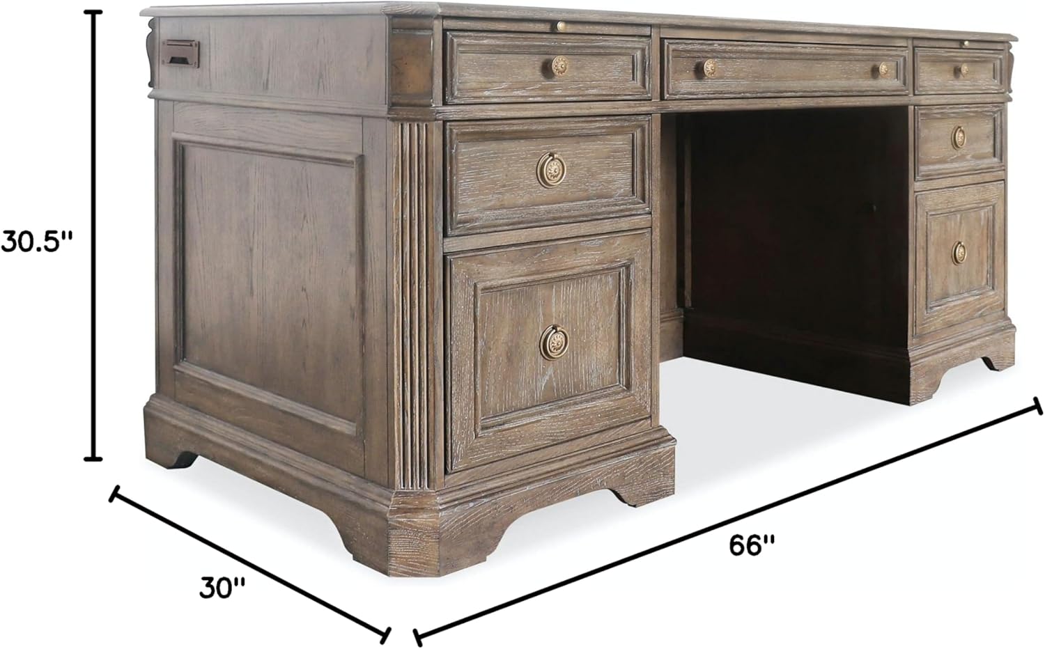 Hooker Furniture Home Office Sutter Junior Executive Desk