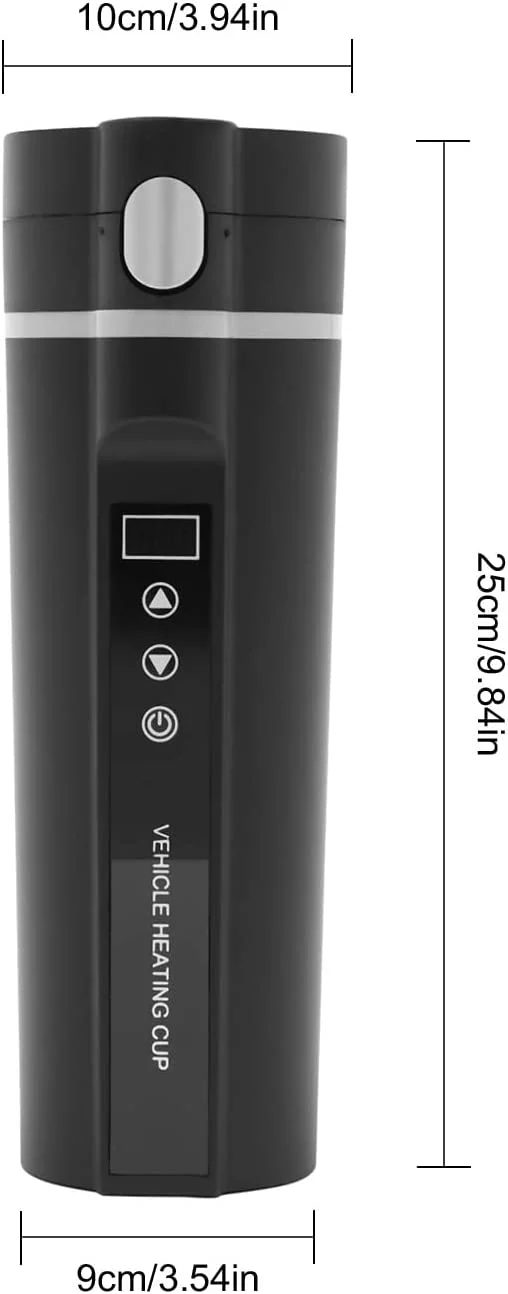 MIDUO Car Electric Kettle Water Heating Cup Temperature Control