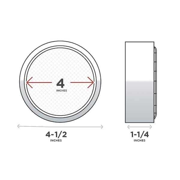 The Plumber's Choice The Plumbers Choice 4 in. Termination Vent Cap with Condensation Drain - Shop Hardware Tools Online Store