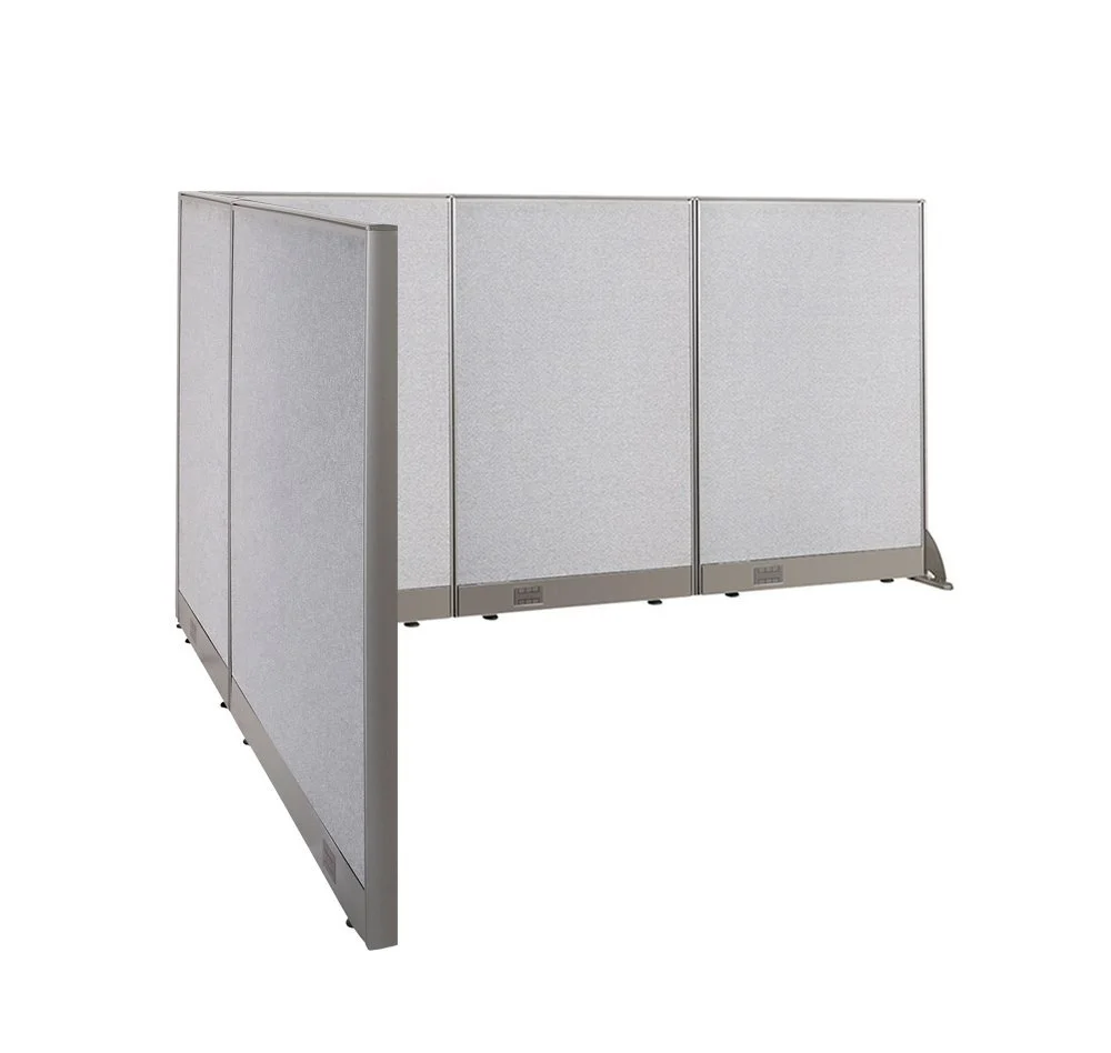 GOF L-Shaped Freestanding Office Partition 78D x 90W x 48H / Office, Room Divider