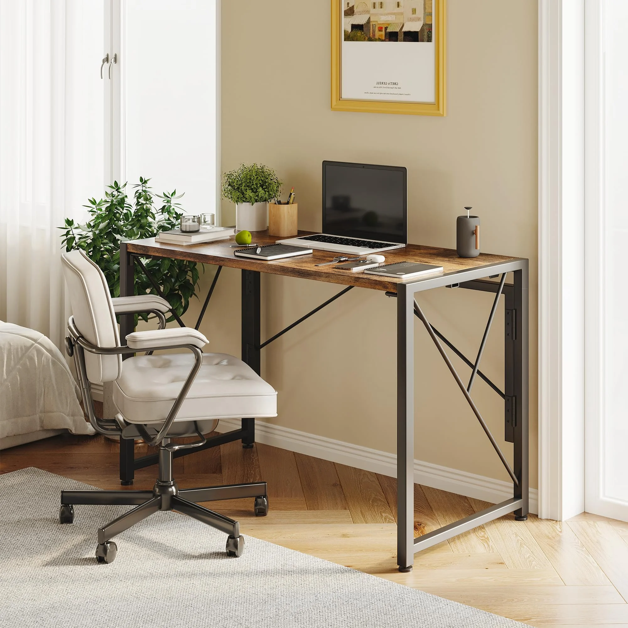 Folding Desk: Small Foldable Desk 31.5