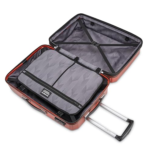 Samsonite Winfield 3 DLX Hardside Expandable Luggage with Spinners, Silver, Carry-On 20-Inch