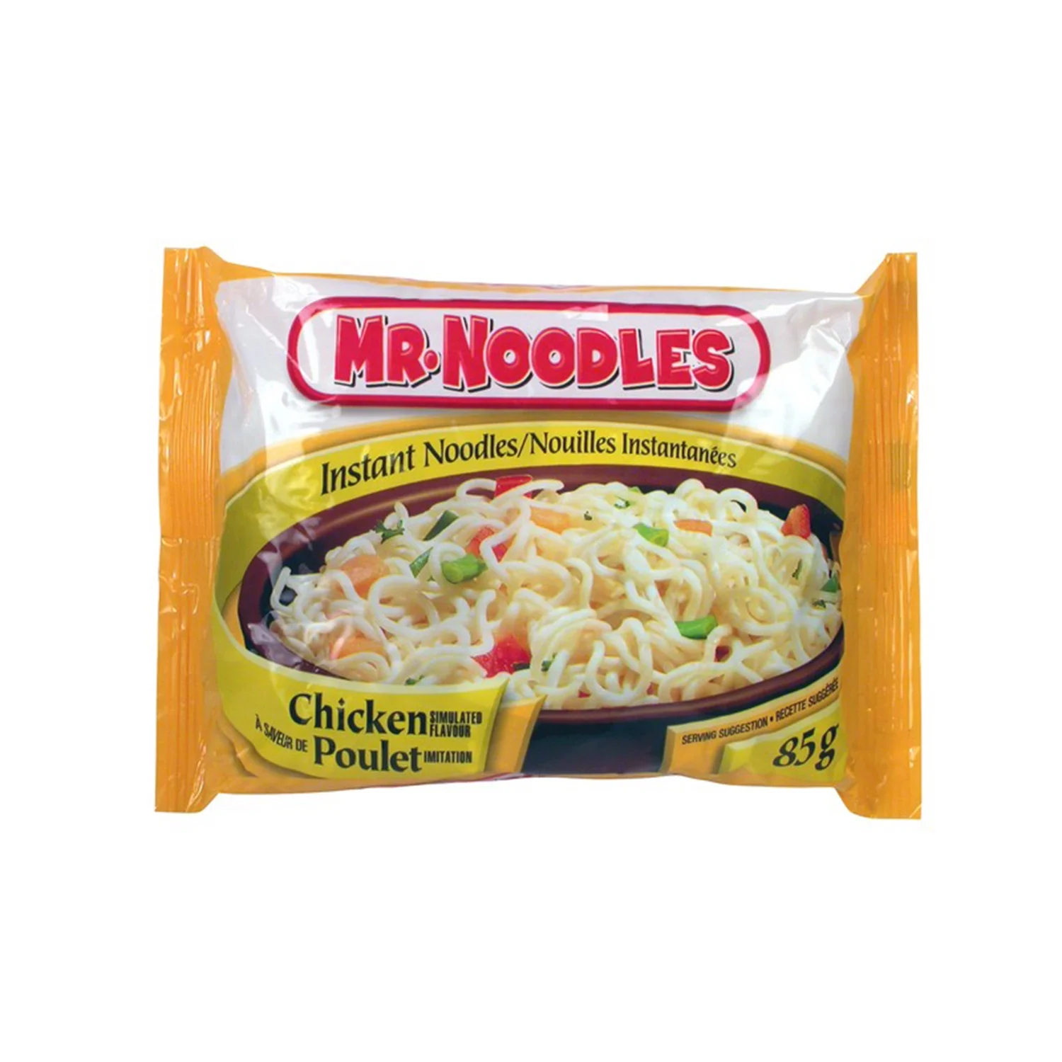 Mr. Noodles Chicken Flat 85g (Pack of 6)