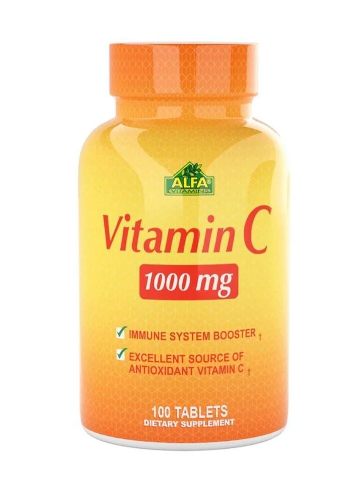 IMMUNE SHIELD Vitamin C 100 caps Inmune System Booster & Optimal Health Support