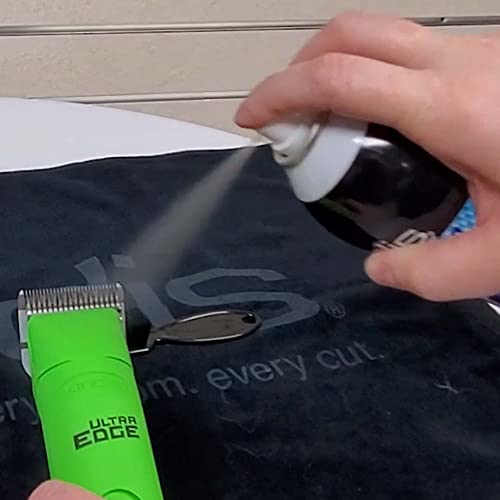 Andis 12750 Cool Care Plus 5-in-1 Clipper Spray, 15.5 oz Can, Blade Care and Treatment, Blue