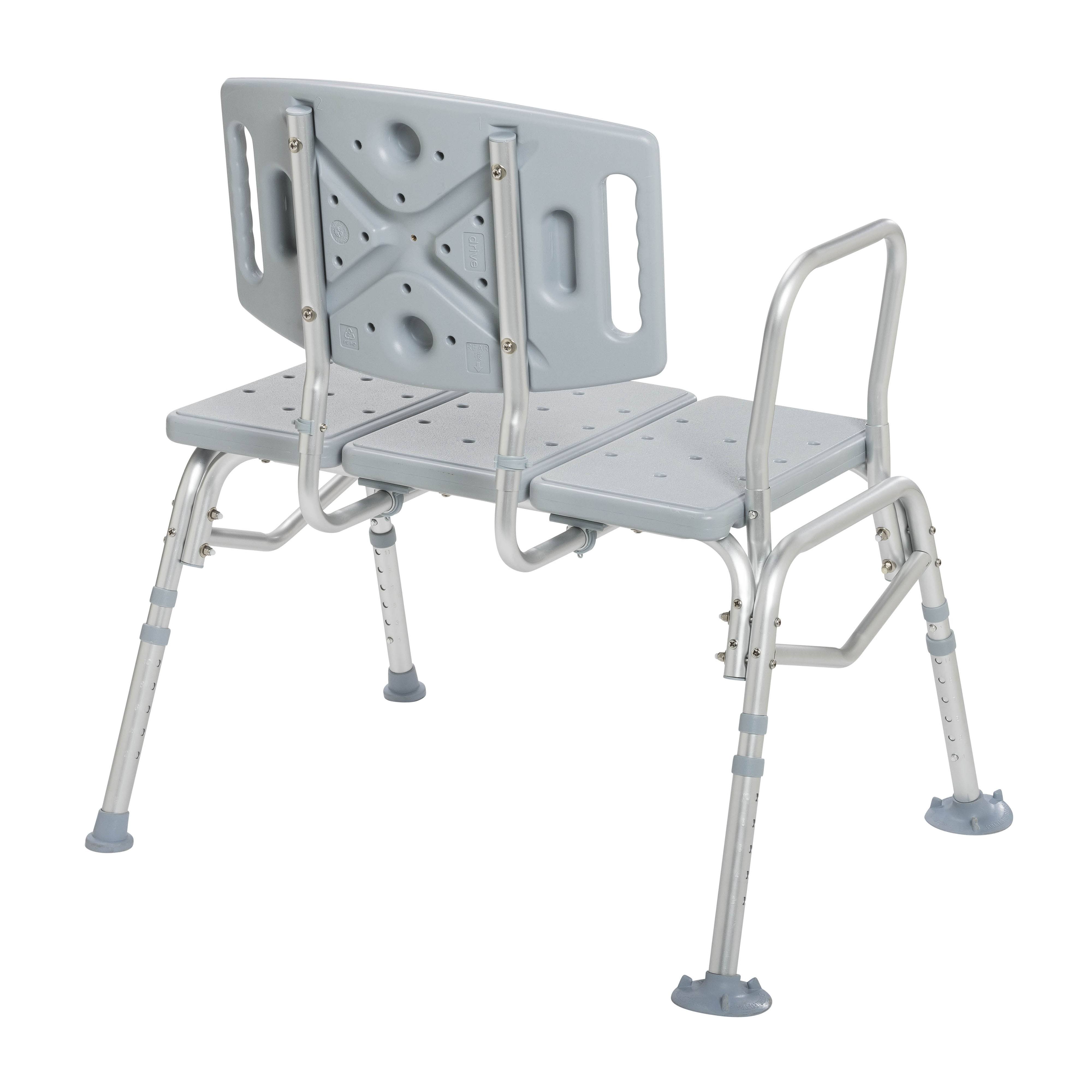 Drive Medical - Heavy Duty Bariatric Plastic Seat TRANSFER Bench