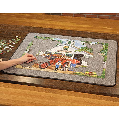 Bits and Pieces - Easy-Move Jigsaw Puzzle Pad - 1500 Pc Large Puzzle Pad - Puzzle Accessories - Portable Lightweight Puzzle Storage System - 26
