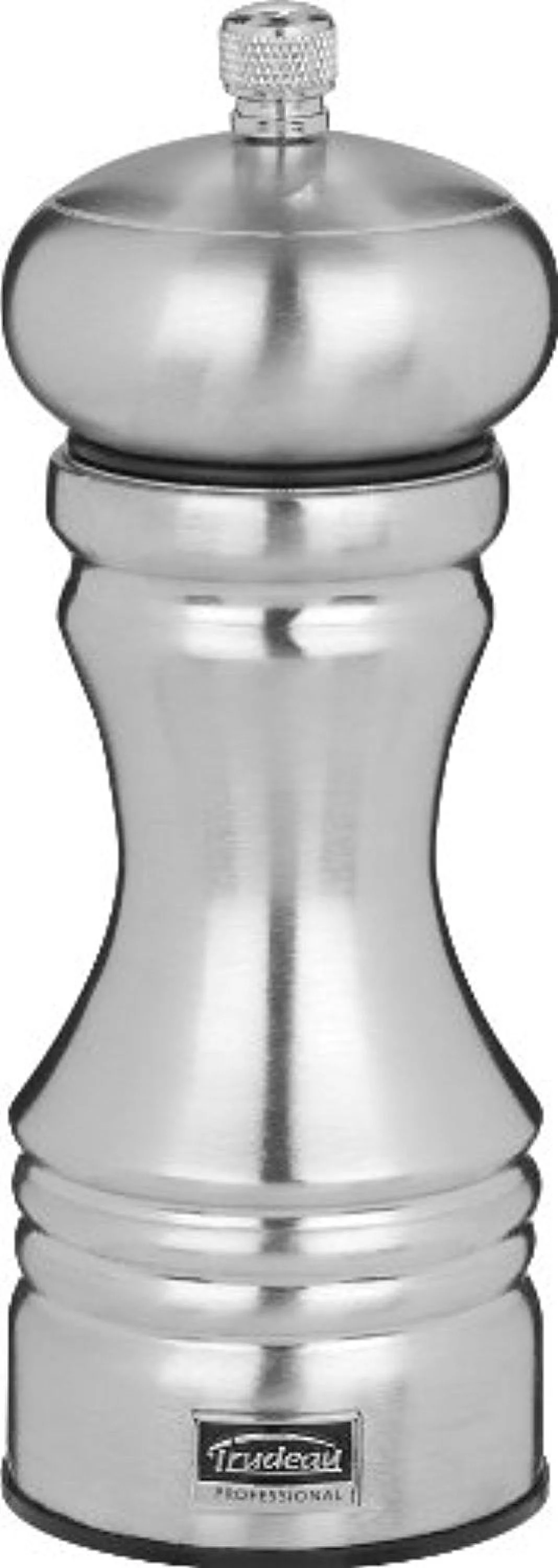 Trudeau Professional Carbon Steel Pepper Mill, 6-Inch