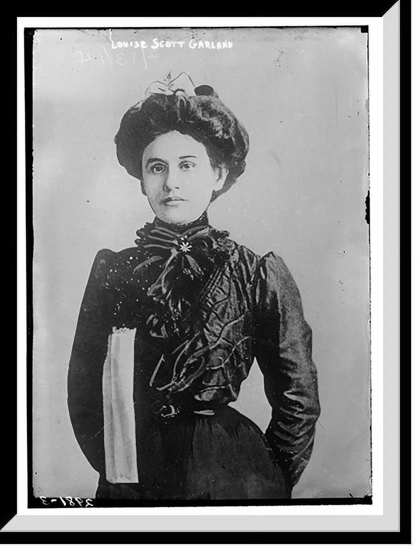 Historic Framed Print, Louise Scott Garland, 17-7/8