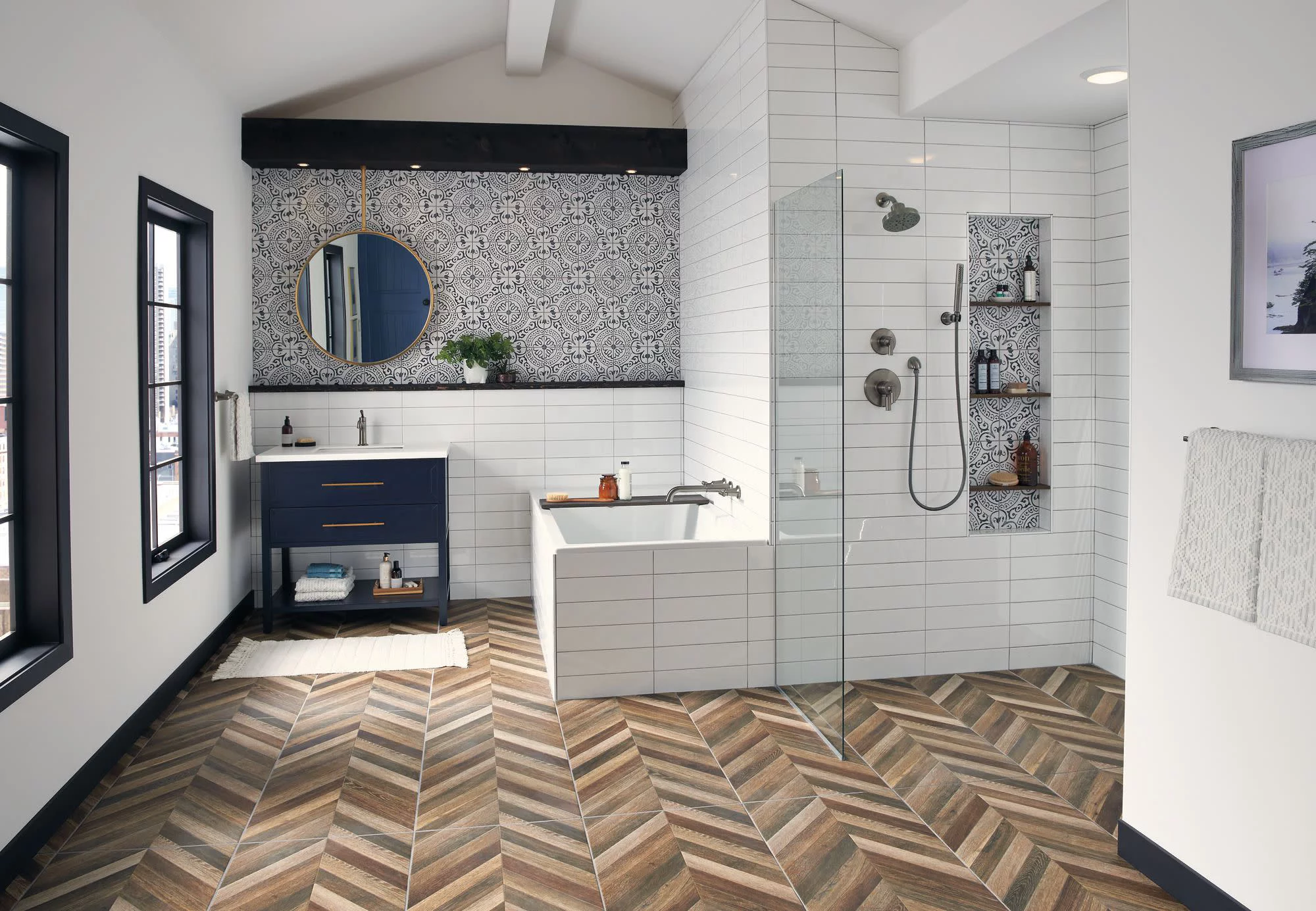 Delta T17248 Bowery Monitor 17 Series Dual Function Pressure Balanced Shower Only - Nickel