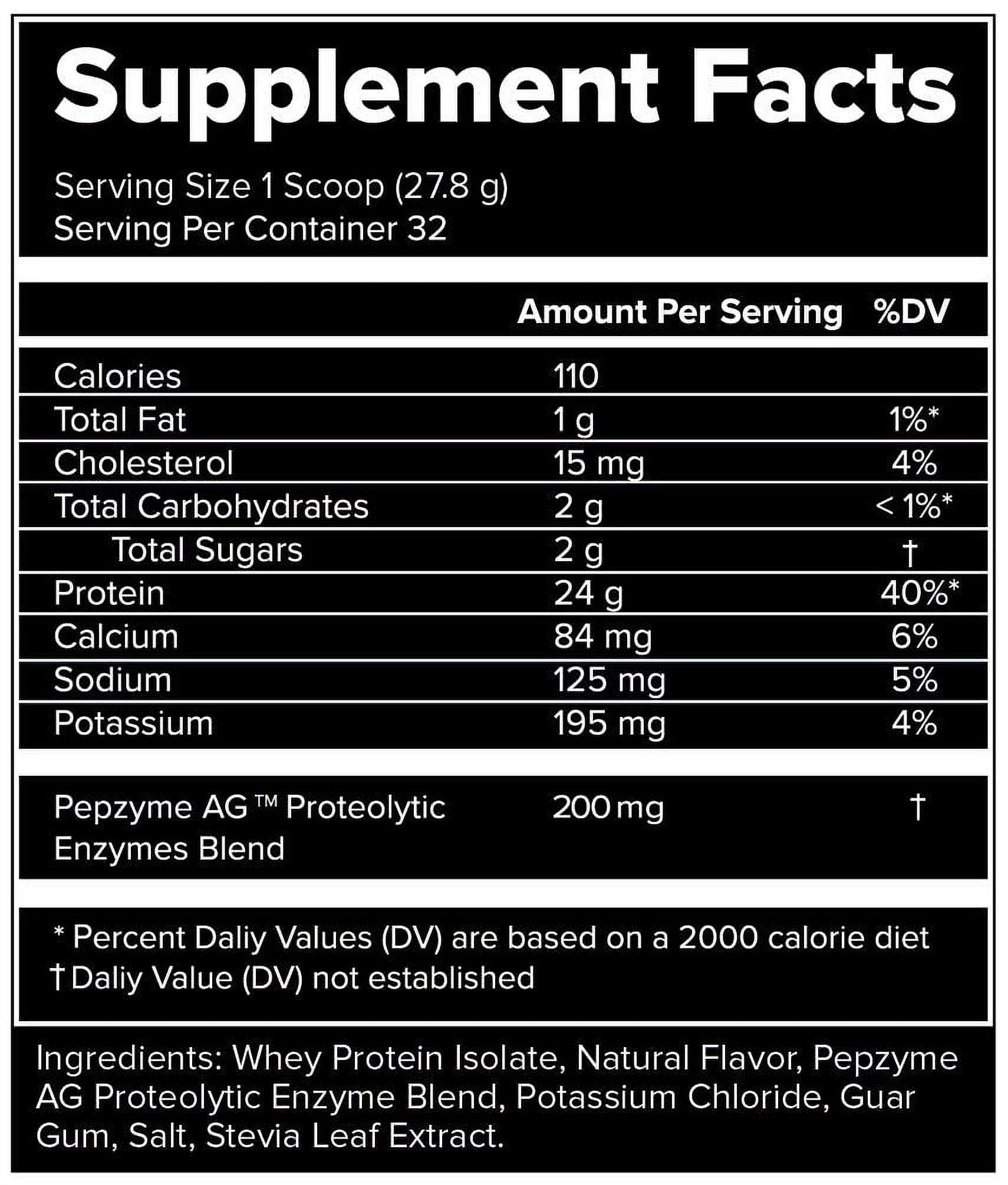 Pinnacle Nutrition Group Vanilla Whey Protein Isolate