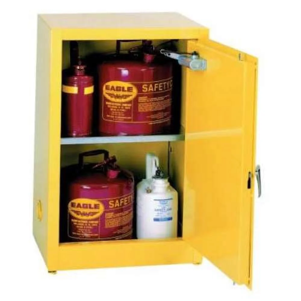 Eagle Mfg Flammable Liquid Storage Cabinet, Self-Closing, 12 Gallon - 1 EA (258-1924X)