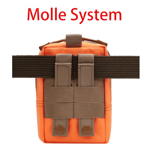 2 Pack Molle Pouches - Tactical Compact Water-Resistant EDC Pouch