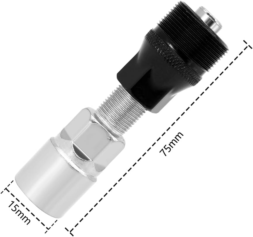 Thinvik Compact Crank Puller-Bike Crank arm Puller, Extractor for Crank, Repair Tool for Removing Crank