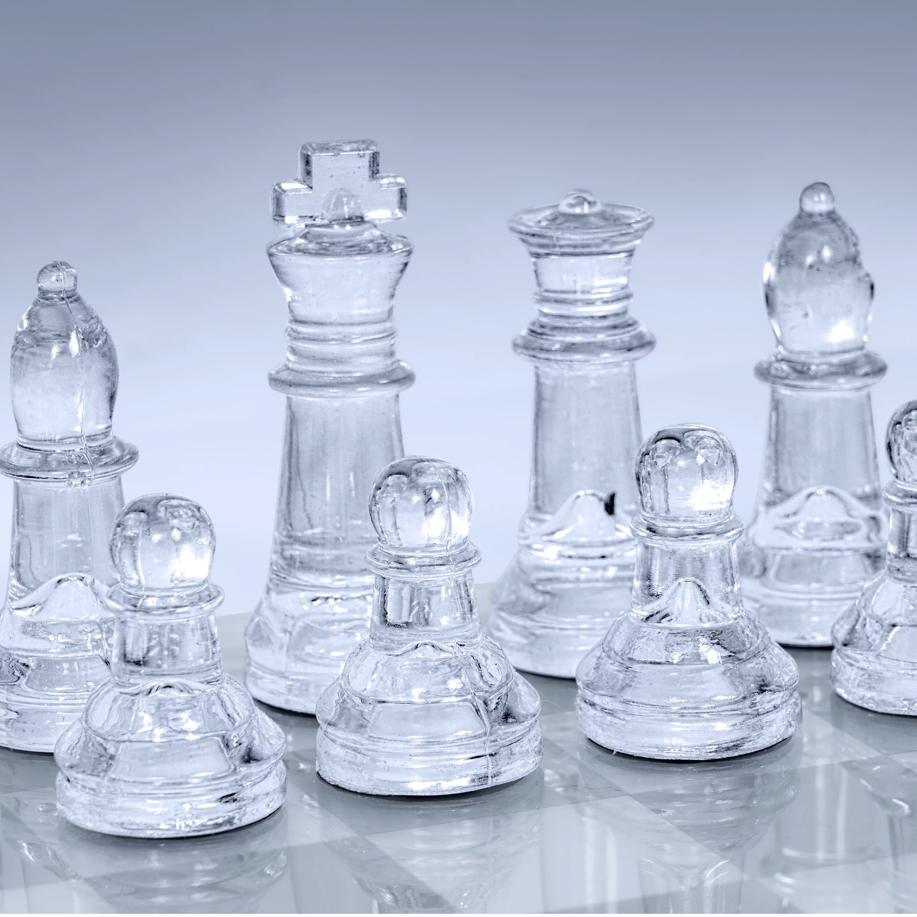 Maxam? 33Pc Glass Chess Set