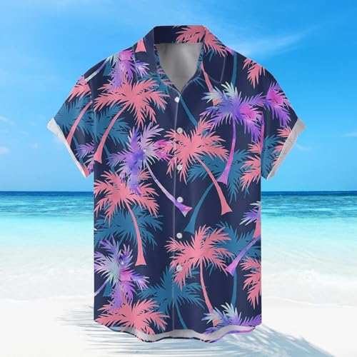 Mens Vacation Shirts Printed Casual Shirt Mens Vacation Shirts Mens Funny Hawaiian Button Down Shirts Button Down