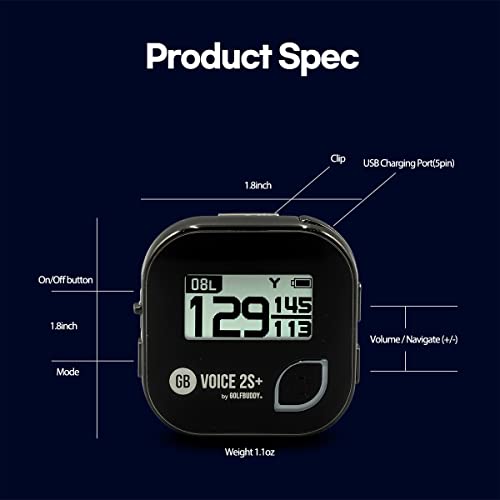 GolfBuddy Voice 2 Golf GPS/Rangefinder