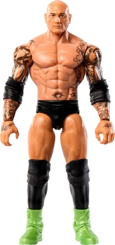Mattel WWE Batista Action Figure, Main Event Series #152 6-inch Collectible with 10 Articulation Points & Life-Like Look
