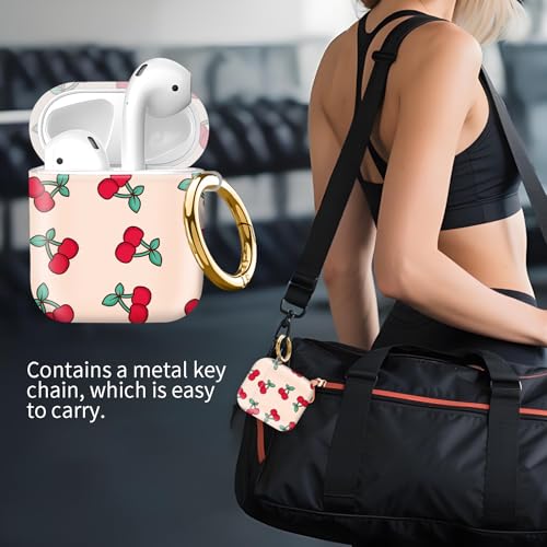 Compatible with AirPod 2nd//1st Generation Case Cover with Gold Keychain,Full Protective Shockproof Wireless Headphone Case for Airpod （Christmas Penguin）