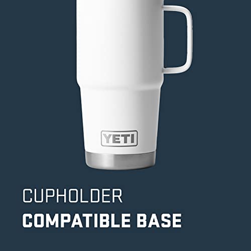 YETI Rambler 20 oz Travel Mug, Stainless Steel, Vacuum Insulated with Stronghold Lid