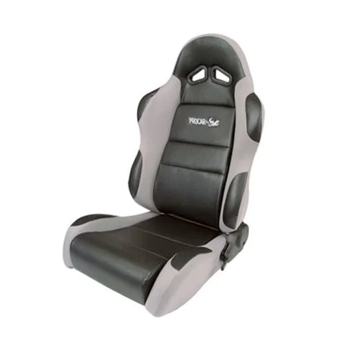 ProCar by Scat 80-1605-62L SPORTSMAN Gray Vinyl/Velour Left Racing Seat