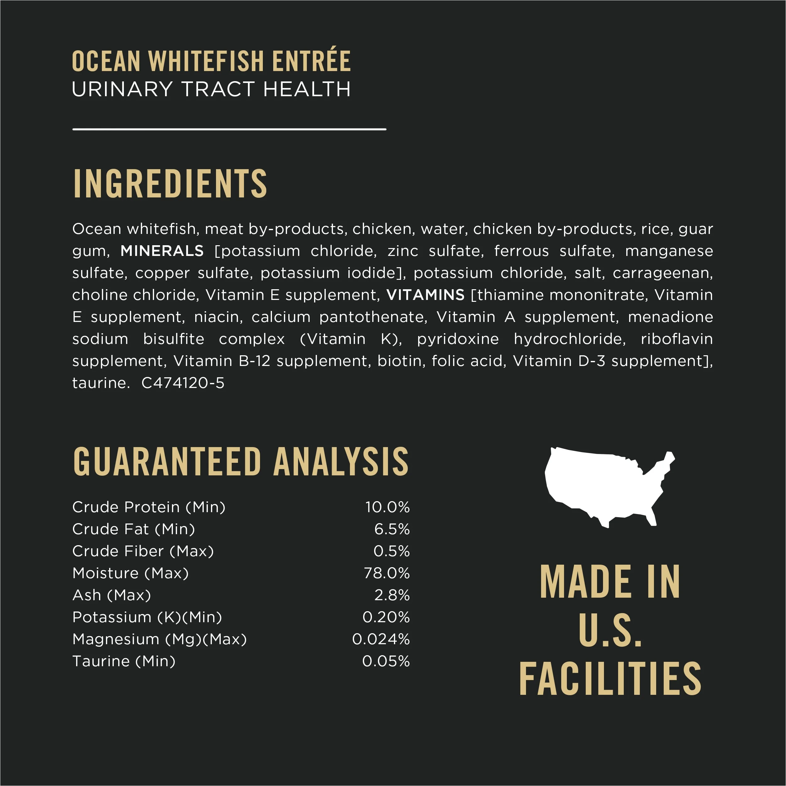 Purina Pro Plan Urinary Tract Cat Food, Wet Cat Food Variety Pack, Turkey and Ocean Whitefish Entrees, 5.5 oz. Can