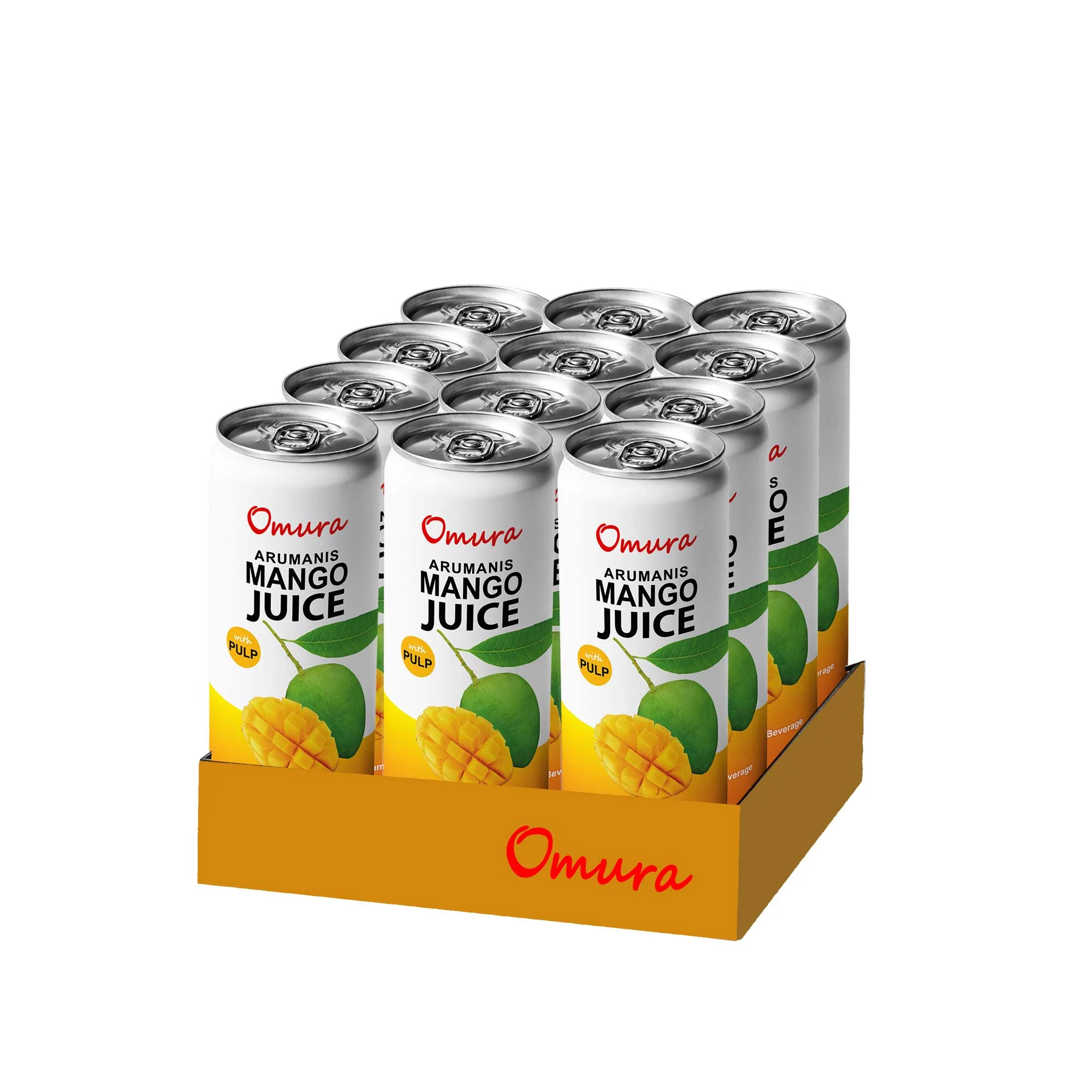 Mango Juice | Omura MANGO JUICE from Natural Fruit with PULP 11.3 Fl. Ounces