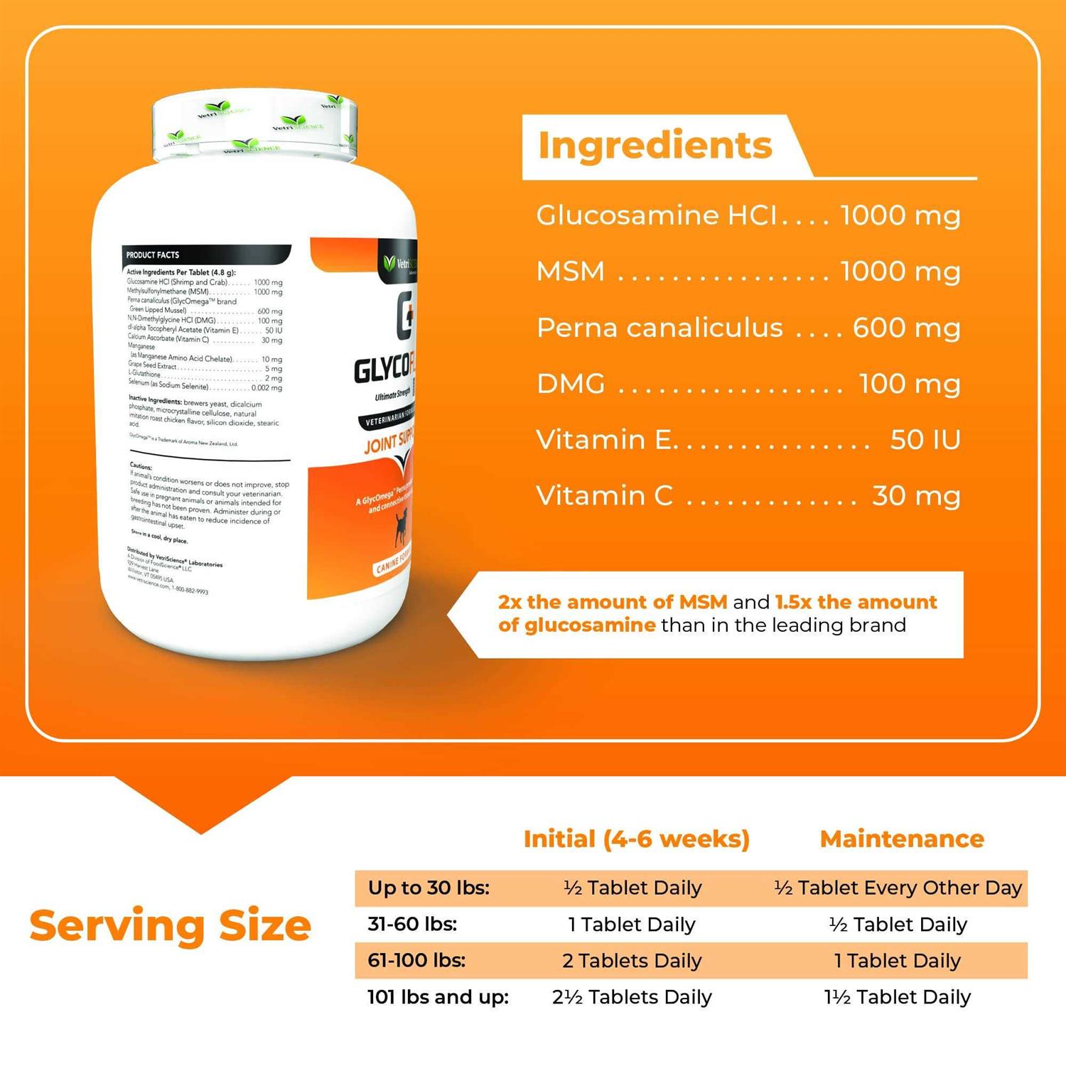 GlycoFlex 3 for Dogs - Pet Supplies online store