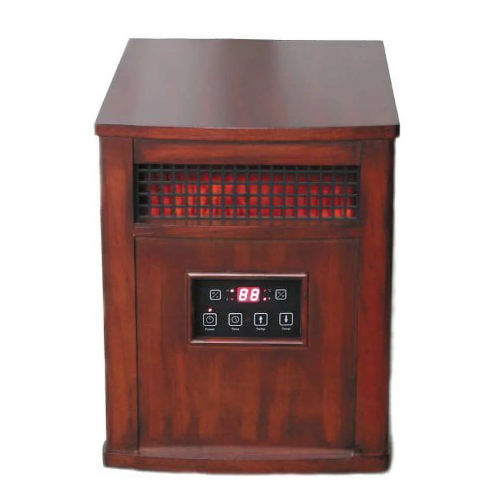 Comfort Glow QEH1500 Chestnut Oak - Infrared - Electric - 750 W to 1500 W - Portable - Chestnut Oak