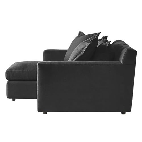 84-in. L-Shaped Chaise Sofa Reversible 2-Piece Sectional Couches in Beige