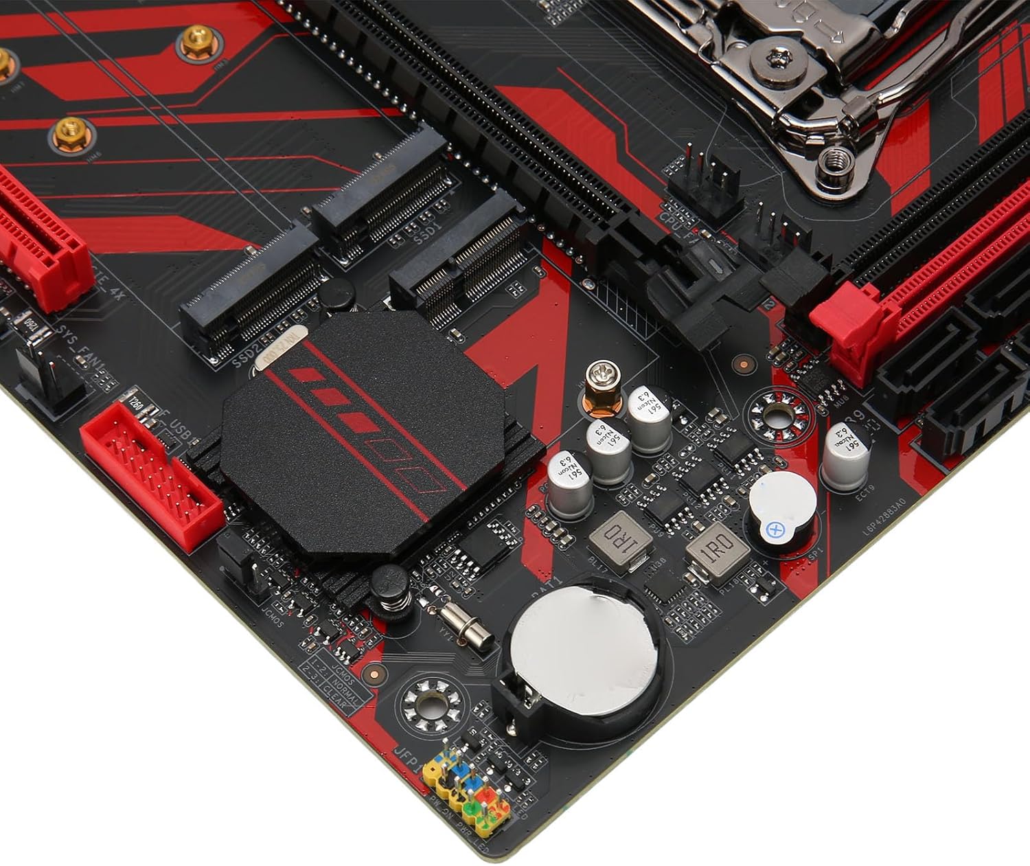 X99 LGA 2011 V3 Gaming Motherboard,Micro ATX Motherboard with RTL8111G Gigabit LAN Card 4 Channel DDR4 Dual M.2 Slots