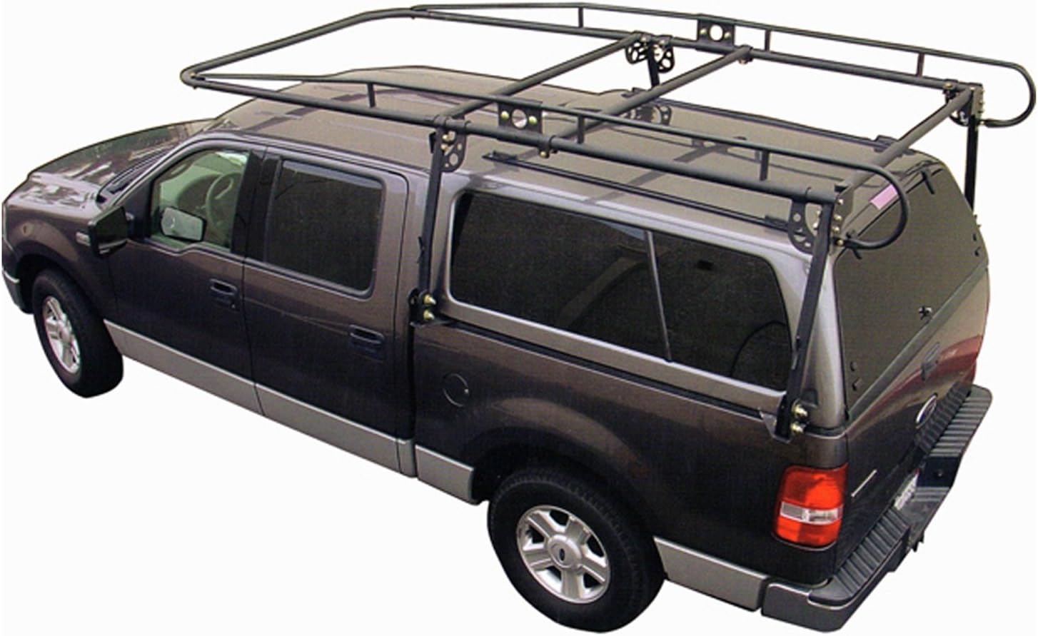 Paramount Automotive Restyling 19601 Full Size Camper Shell Contractors Rack for Long-Short Bed, black