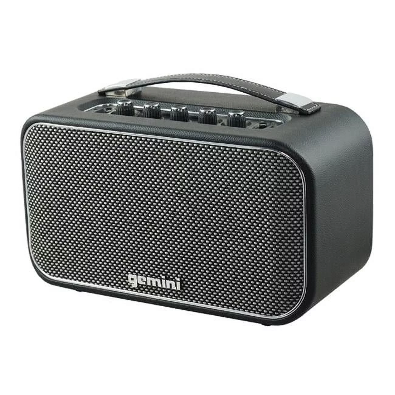 Gemini GTR-300 Portable Bluetooth Speaker (60 Watts, Guitar and Microphone Inputs)