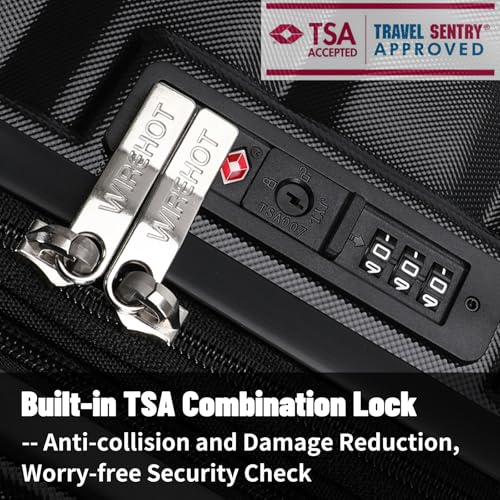 Lightweight Luggage with Spinner Wheels & YKK Zipper, 3-Piece Travel Suitcase ABS+PC Hardshell Luggage Set with TSA Lock, Light Avocado Green (20+24+28 inch)