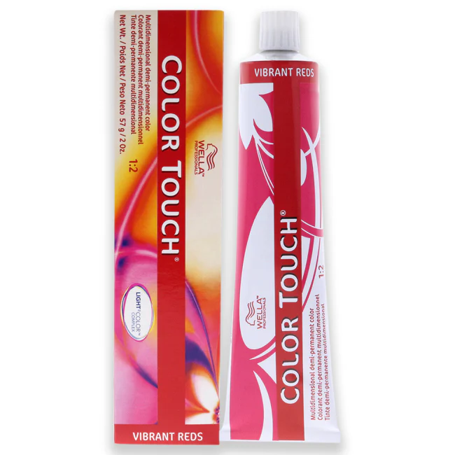 Wella Color Touch Demi-Permanent Color - 7 4 Medium Blonde-Red by Wella for Unisex - 2 oz Hair Color