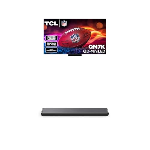 TCL 55-Inch Class QM7K Series QD-Mini LED 4K UHD Google Smart TV Best Premium Mini-LED TV - QLED, 144hz, 240hz Gaming Rate, Anti-Reflective Screen, Bang & Olufsen Audio, Atmos (55QM7K, 2025 Model)