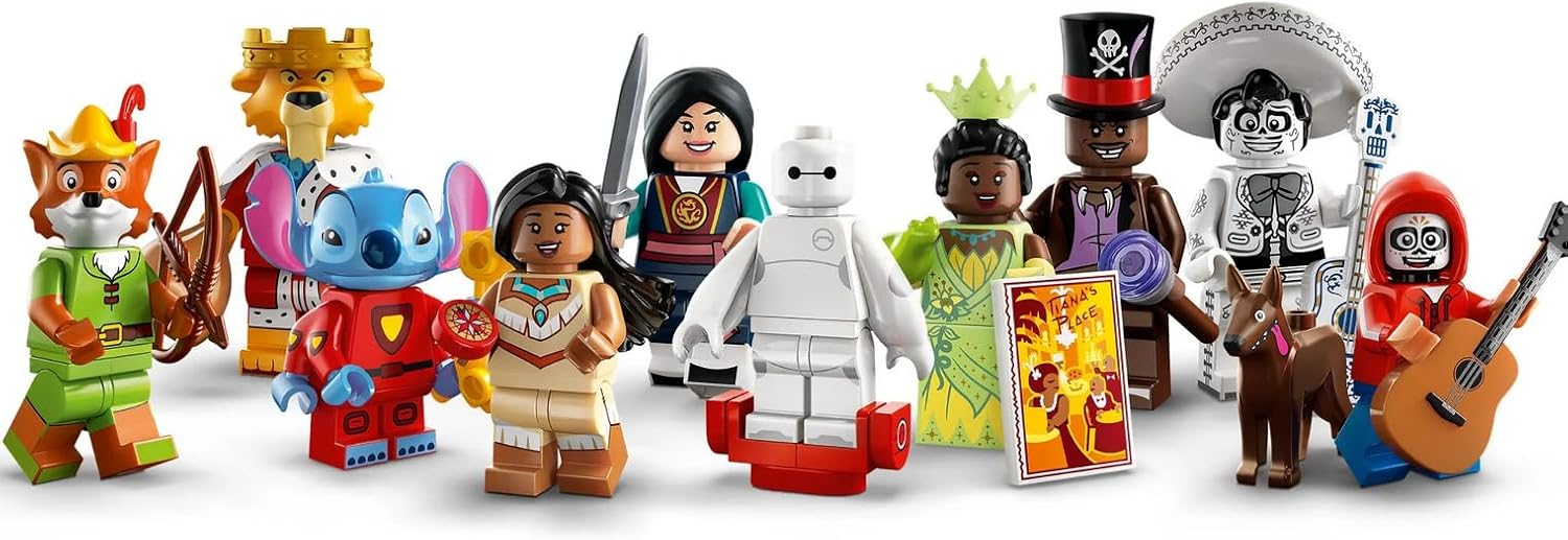 LEGO Minifigures: Disney 100-6 Pack Minifigure Set (46 Pieces, 66734)