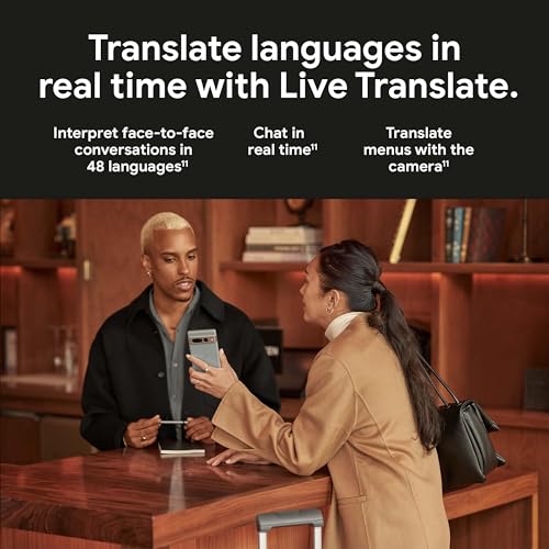 Google Pixel 7 Pro - 5G Android Phone - Unlocked Smartphone with Telephoto/Wide Angle Lens, and 24-Hour Battery - 128GB - Obsidian