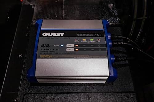 Guest 2707A Guest On-Board Battery Charger 8A / 12V, 2 Bank, 120V Input