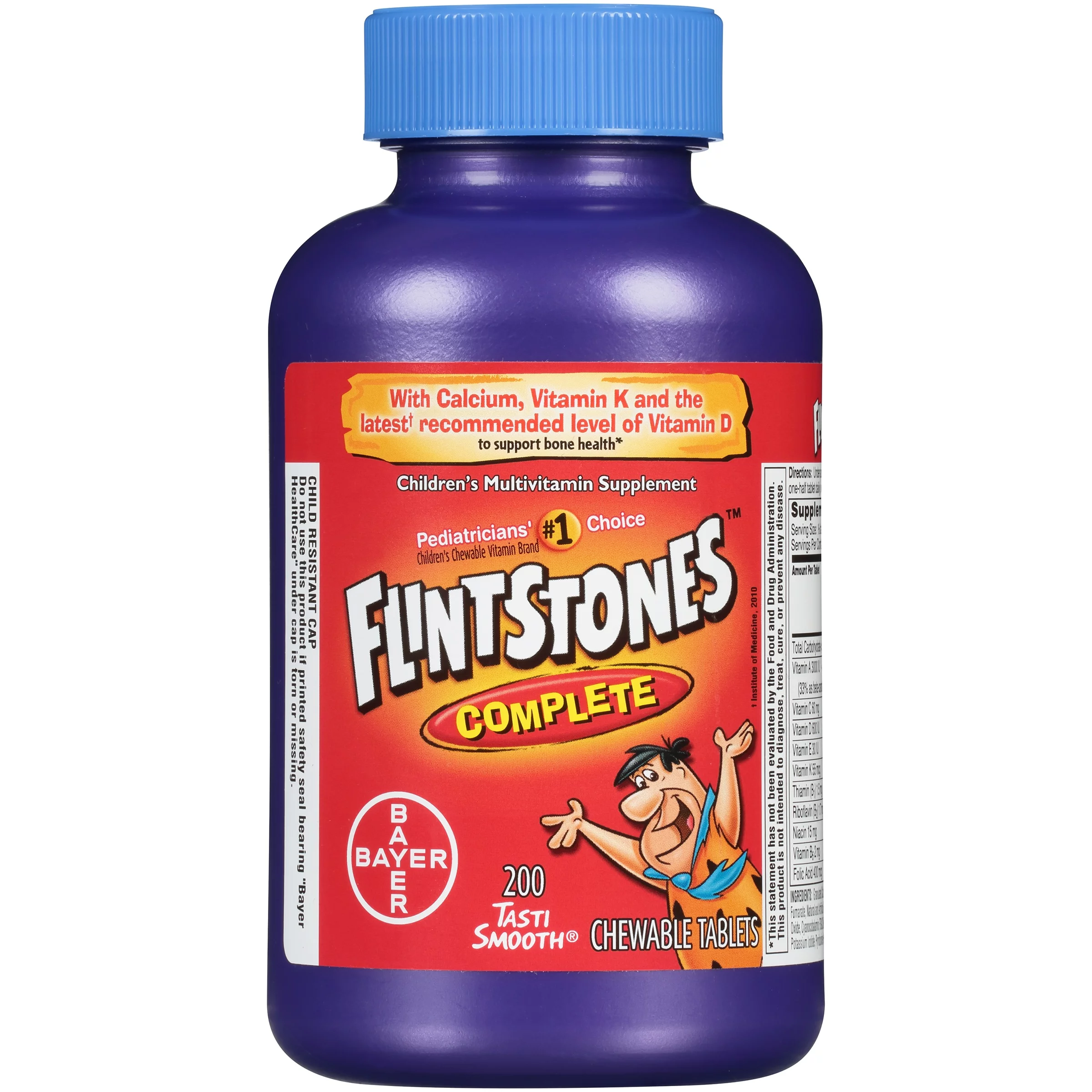 Flintstones Complete Childrens Chewable Multivitamin (200 Count)