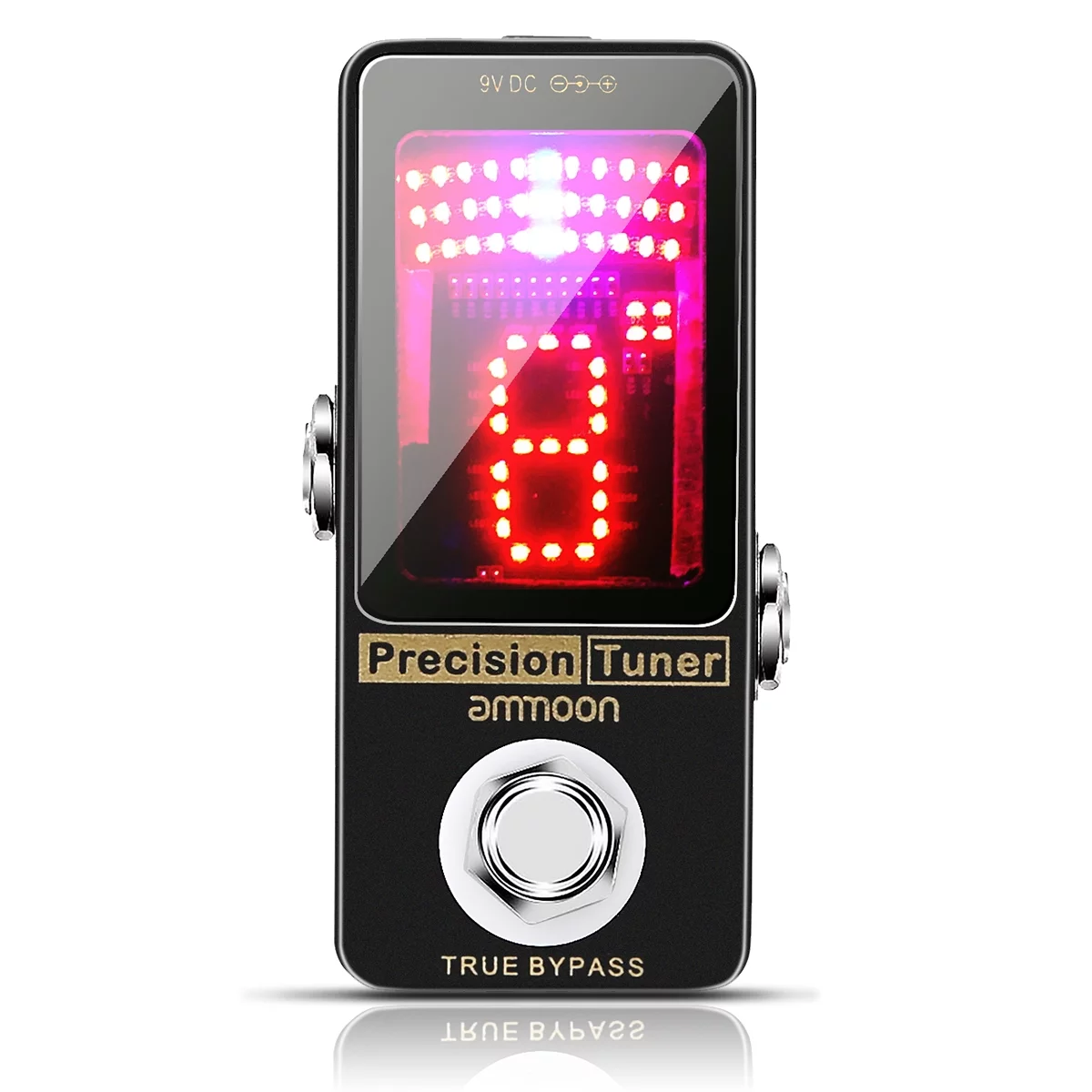 ammoon Tuner,Metal Shell Tuner Pedal Led Display Pedal Led Precision - Bypass Bass Ammoon Tuner Ammoon Precision Tuner - Ammoon Bass Ammoon Bass Tuner